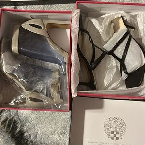 TWO VINCE CAMUTO HEELS *NEW; SIZE 9M*